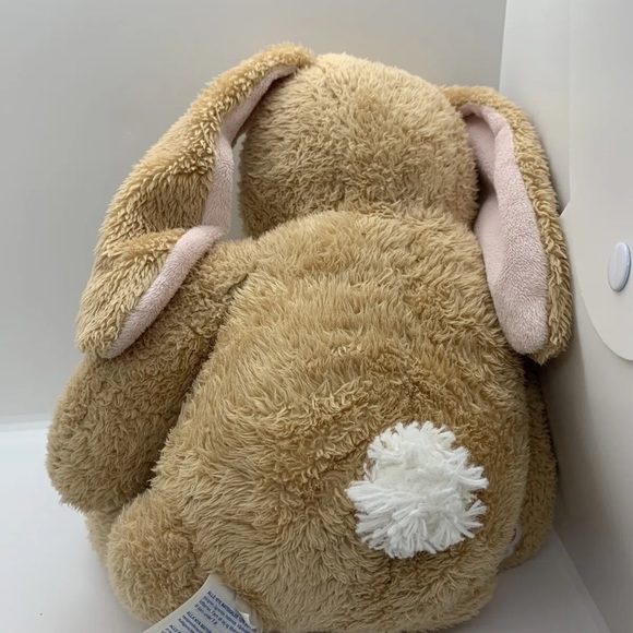 Build a Bear Pawlette Tan Bunny Bunny Rabbit with Floppy Pink Ears White Tail - Picture 8 of 14